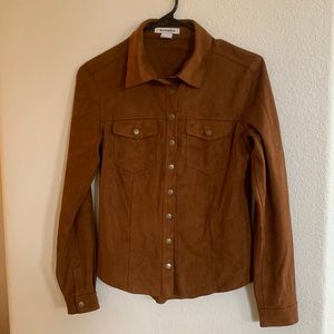 Suede shirt